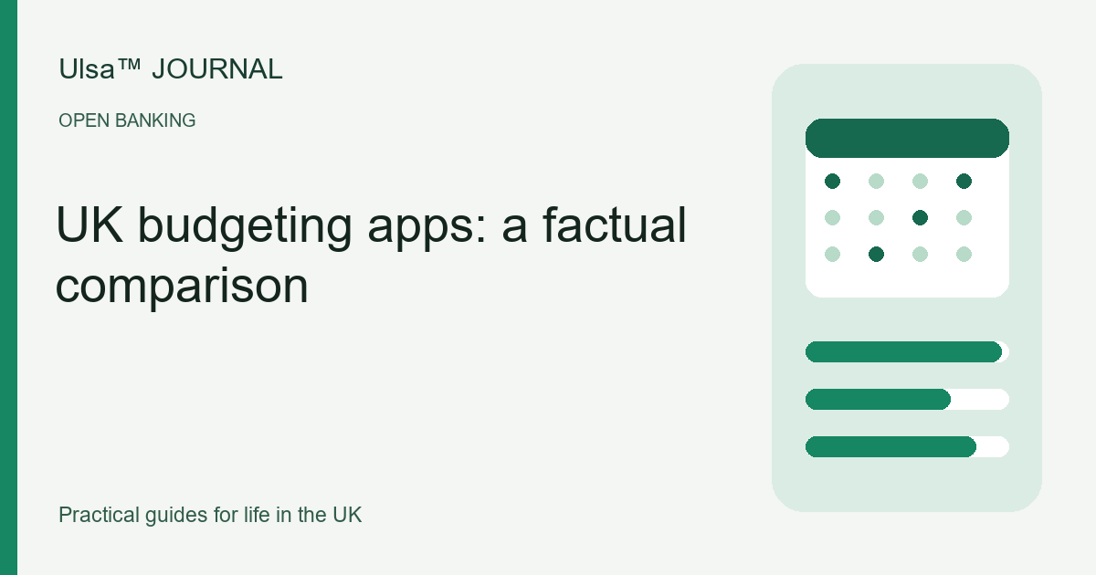 Original illustration for UK budgeting apps: a factual comparison